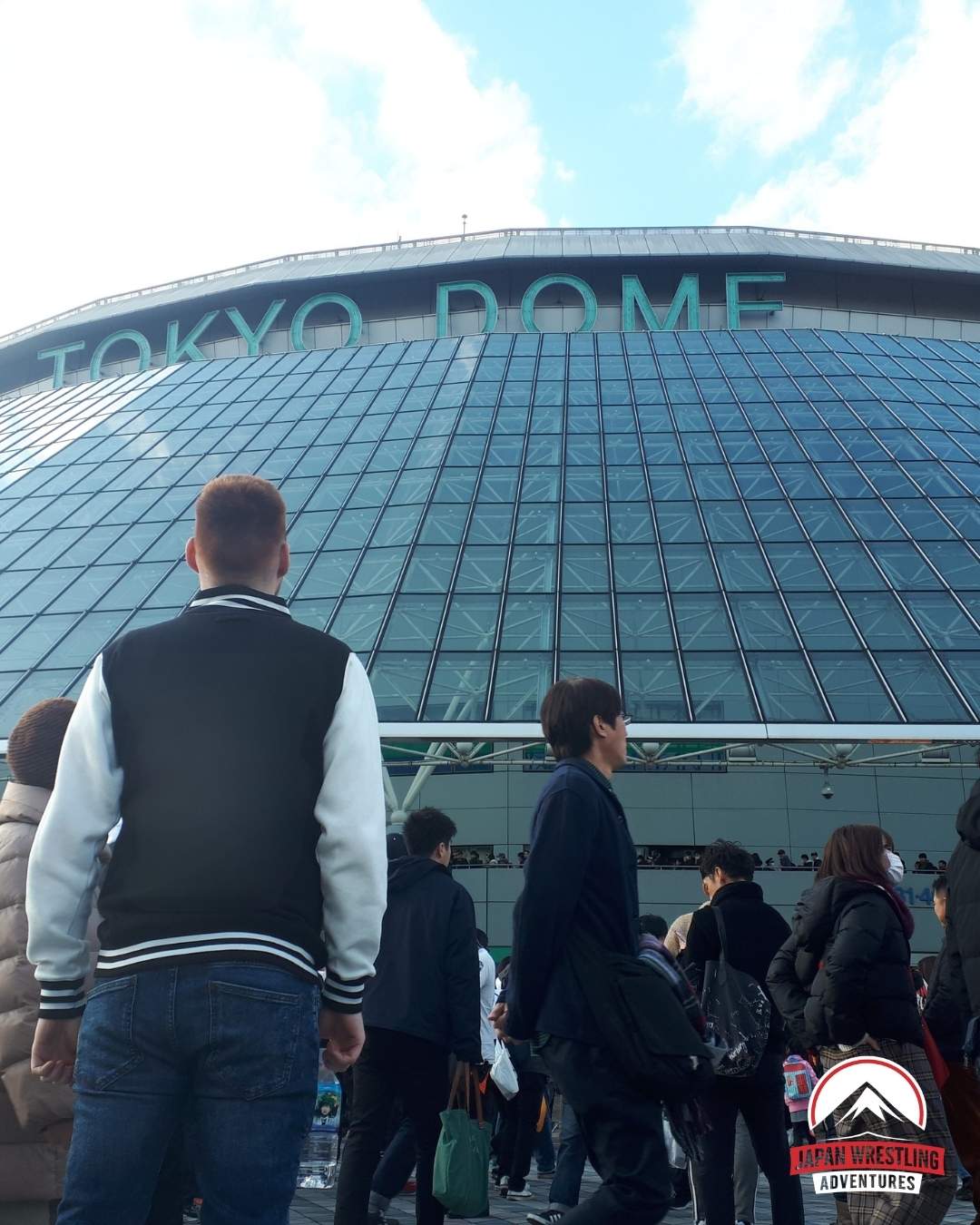 Danny outside the Tokyo Dome